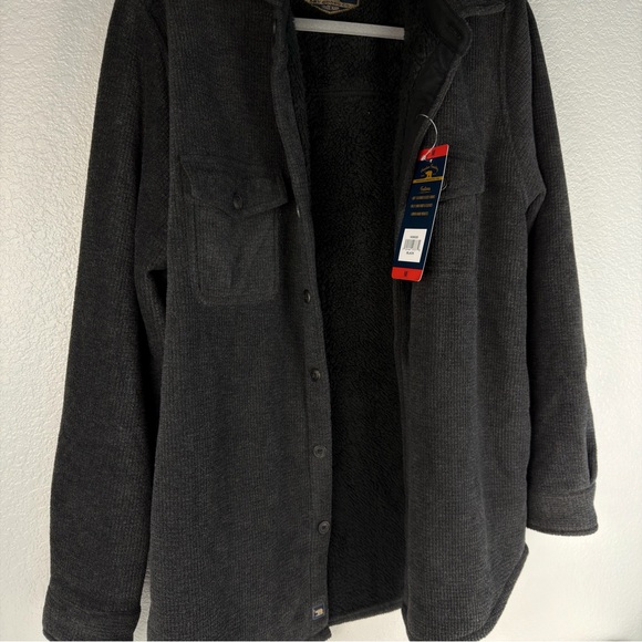Men's Classic Black Shirt Jacket - Picture 5 of 6